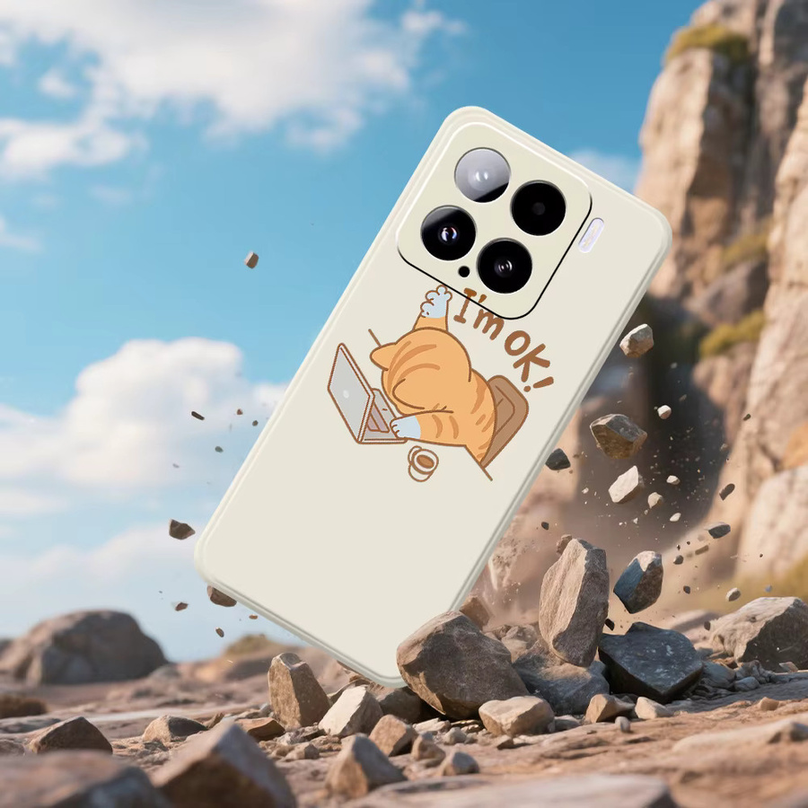 Silikon Handyhülle mit Katzen-Design für Xiaomi Mi 15 Ultra, Mi 14T, 13T, 12T, 11T Pro - Bild 2