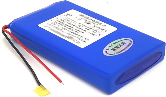 Lanzhd Lithium-Polymer-Akku 7,4V 8000mAh mit Schutzplatine für GPS, PDA und DVD, Blau, B/T/H: 1,8 x 6,0 x 9,5 cm - Bild 1