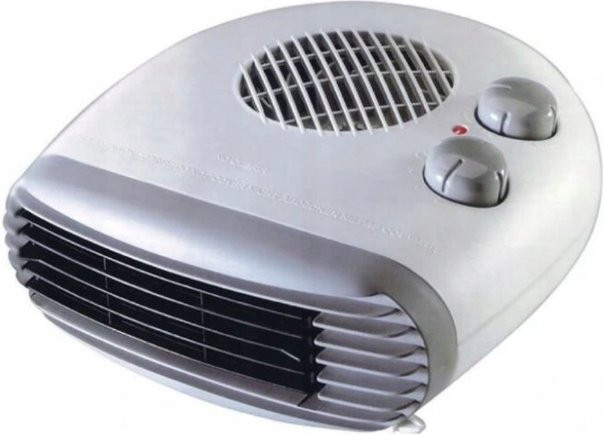 Volteno Liegeventilator mit Thermostat in Weiß - Bild 1