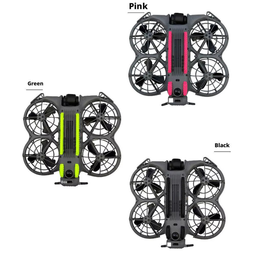 DJI NEO Nachtreflektierender Streifen als rutschfestes und verschleißfestes Zubehör, abnehmbarer selbstklebender Aufkleber für Batterielabel in Schwarz - Bild 4