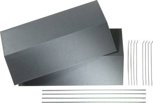 Auhagen H0 Kunststoffbausatz Dächer in Silber L 202 mm x B 110 mm - Bild 1
