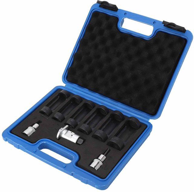 Aimo Federbein-Nuss-Satz mit 12-Kant-Antrieb in Schwarz für einfache Demontage, Set mit 16mm, 18mm, 19mm, 21mm, 22mm und 24mm - Bild 1
