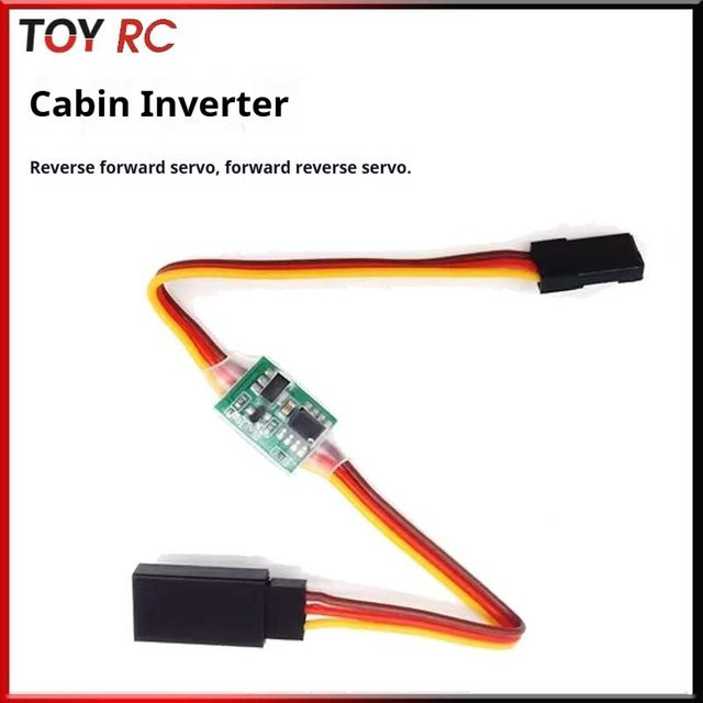 EVYVKV Mini Servo Inverter Reverse Schalter Kabel 3-24V für RC Flugzeug Auto Boot und Spielzeug in Multicolour - Bild 1