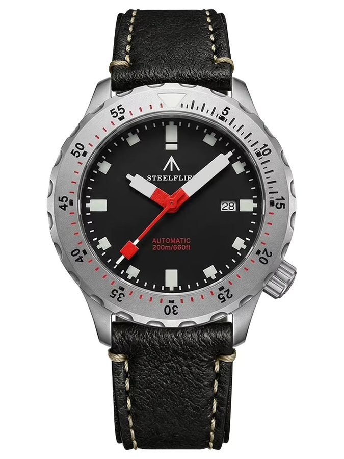 STEELFLIER Armbanduhr, Automatik, Edelstahl, Schwarz, Unisex - Bild 5
