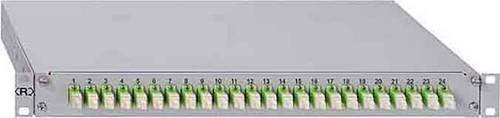 Rutenbeck LWL-Spleißbox LC 6xLC-D OM4 in Grau/Silber, 1 HE - Bild 1