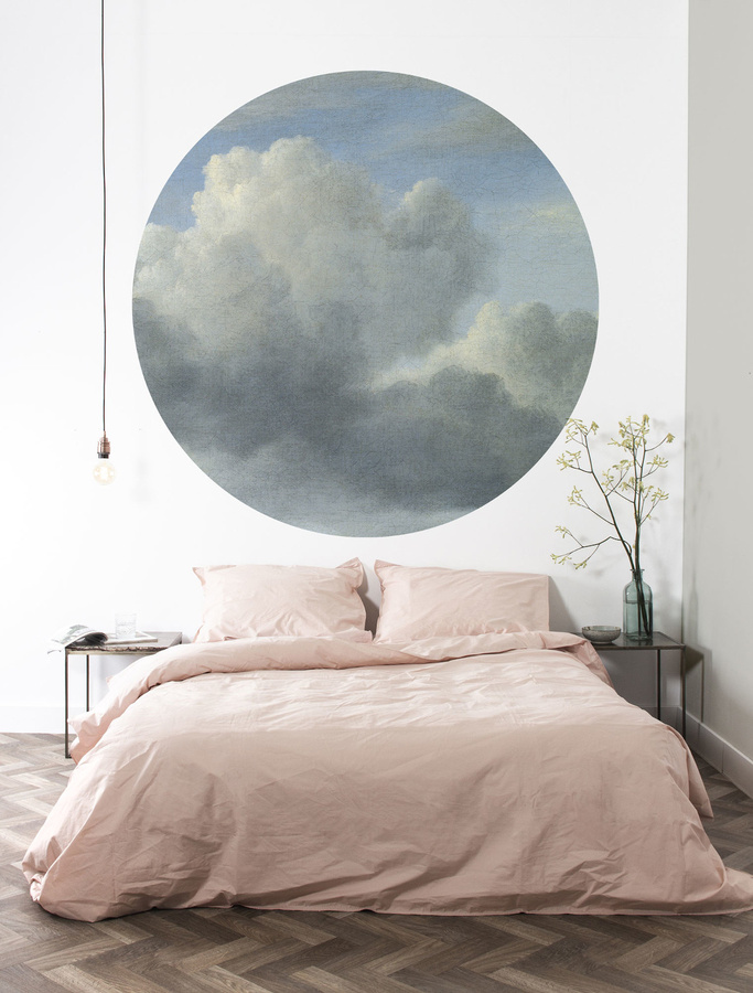 KEK Amsterdam Mural Golden Age Clouds 5 Wandbild Rund Multicolor Durchmesser: 190 cm - Bild 1