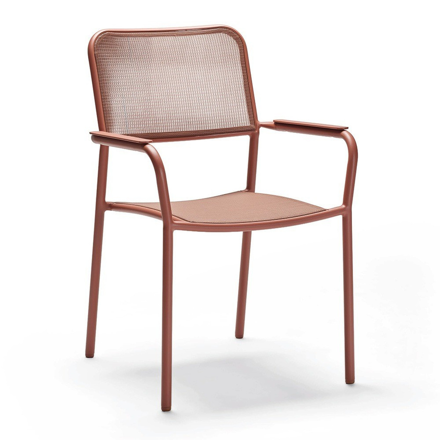 Stern Gartenmöbel-Set 5-teilig mit Teak Tisch Dekton 200 cm und 4 Joris Stühlen in Terra - Bild 2