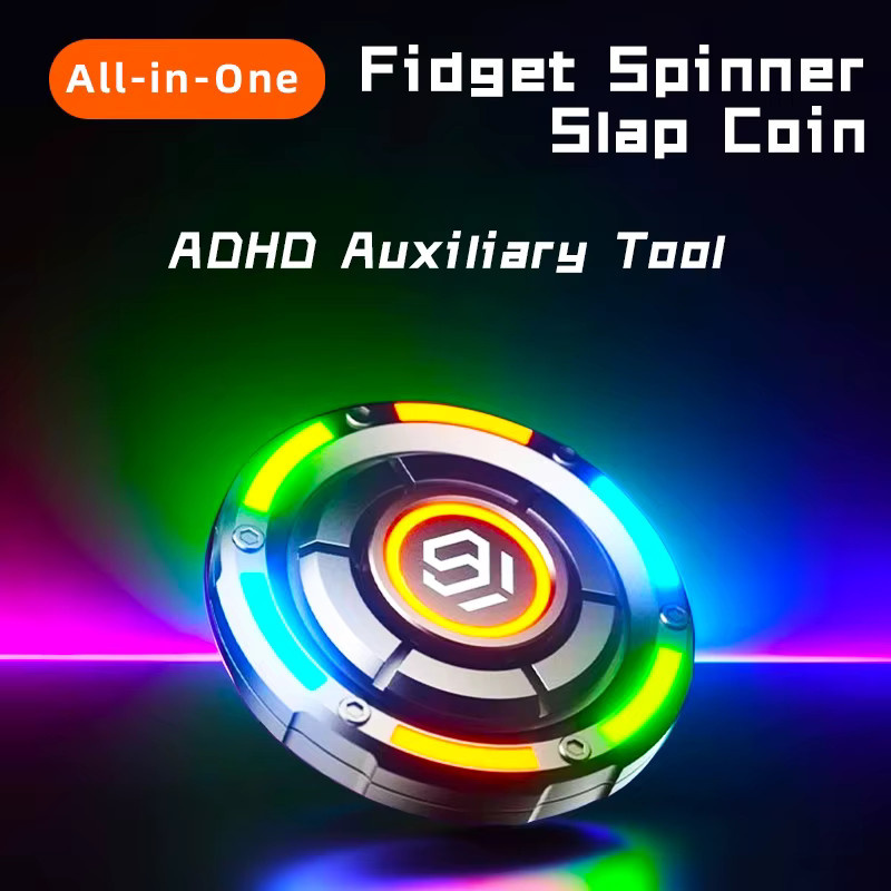YIJOO Magnetischer Fingerspitzen-Spinner, EDC-Schiebespielzeug aus Metall - Bild 3