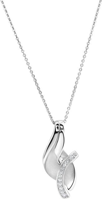 Zeeme Anhänger mit Kette, 925 Silber, Zirkonia, Unisex - Bild 1