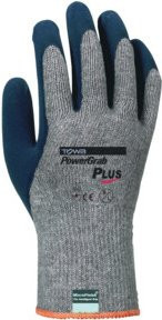 TOWA Handschuh Power Grab Plus in Grau, Größe 9, nach EN 388 - Bild 1