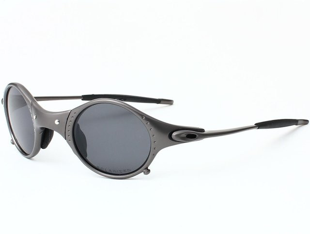 Binchi Outdoor Equipment Sonnenbrille, Vollrand, rund, Metall, grau, polarisiert, Unisex - Bild 1