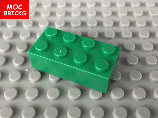 Yiran toy MOC Steine Bausteine, 100-teiliges Set, weiß rot schwarz grün, ab 12 Jahren - Bild 1