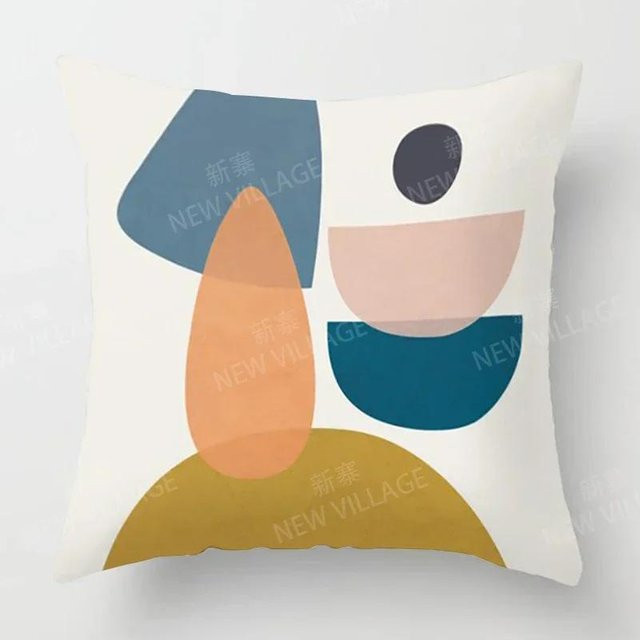 Moderner Samt Zierkissenbezug in Himmelblau für dein Sofa, B/B: 66 x 66 cm - Bild 1