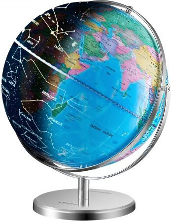 VEVOR Illuminated World Globe mit Stand, LED Constellation Night Light - Bild 1