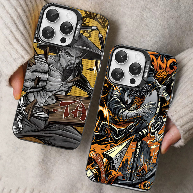 WU-T-TANG CLAN Handyhülle für iPhone 16 15 14 13 12 11 Pro Max X XR XS MAX 8 7 Plus, matt und stoßfest, Multicolour - Bild 1