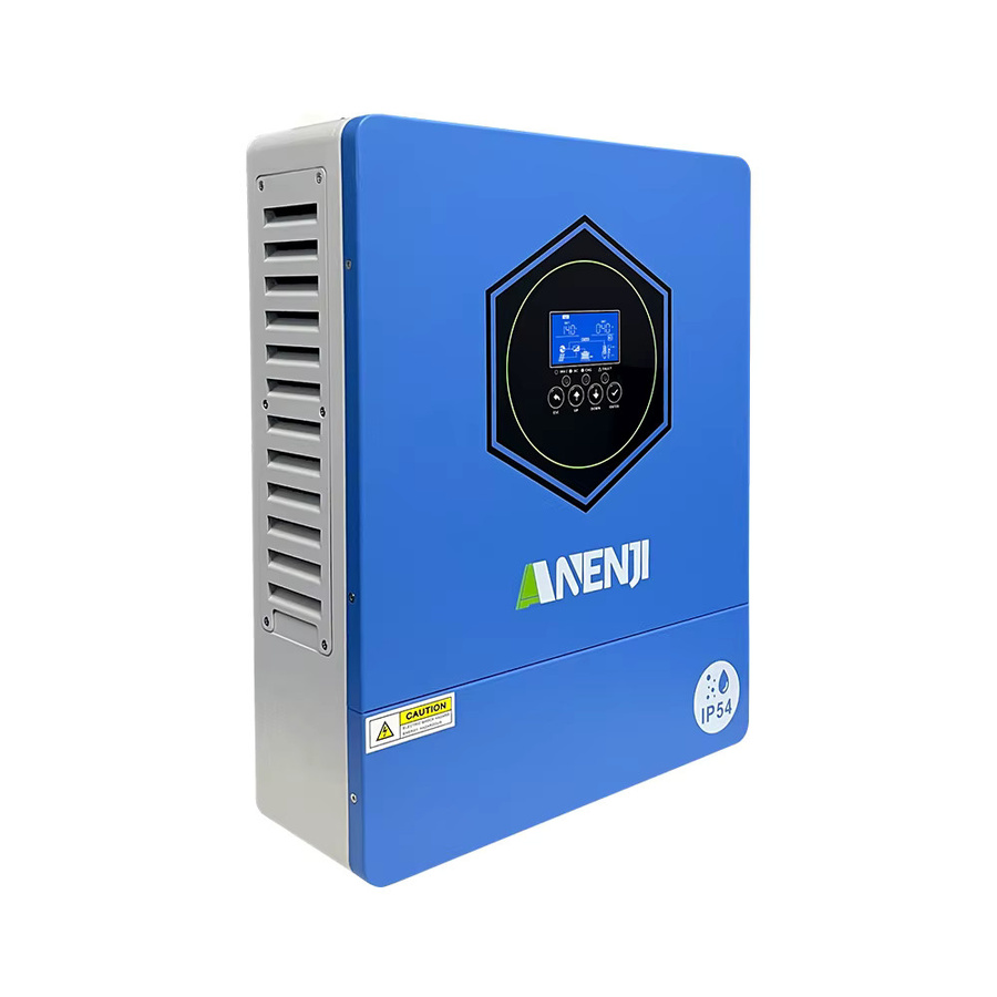 ANENJI Hybrid-Solarwechselrichter 6,2KW 48V 4200W 24V On/Off-Grid mit MPPT 100A 120A und WiFi für LiFePO4-Batterien und Solarmodule in Blau - Bild 3