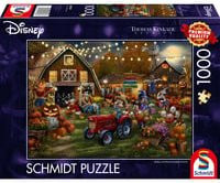 Schmidt Spiele Disney Mickey & Minnie Pumpkin Festival Puzzle von Thomas Kinkade Studios mit 1000 Teilen - Bild 1