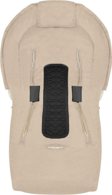 Werner Christ Baby Lammfell-Fußsack Oslo für Babyschale und Tragewanne, beige - Bild 1
