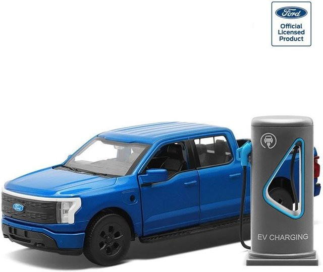 Linyi toy car Ford Raptor F150 Pickup, Modellauto, 1:36, Metall, mit Ton und Licht - Bild 1