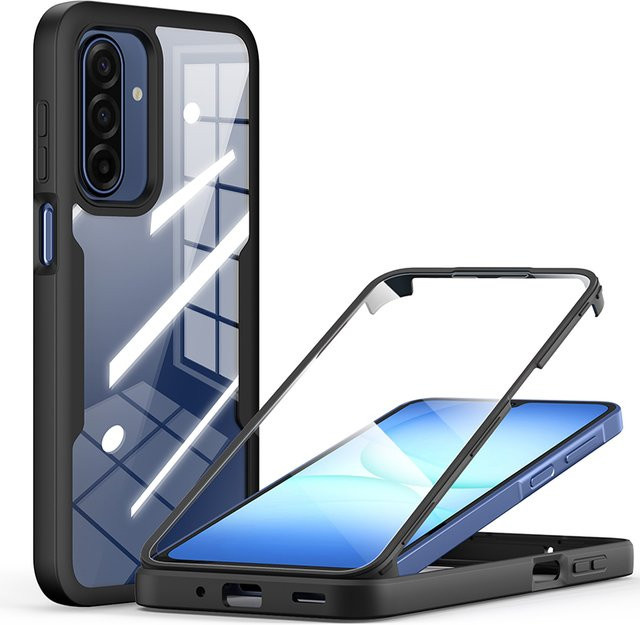 360-Grad-Ganzkörper-Displayschutz für Samsung Galaxy A56 A55 A54 A53 A36 A35 5G A17 A16 A15 A14 A13 A12 in Schwarz - Bild 1