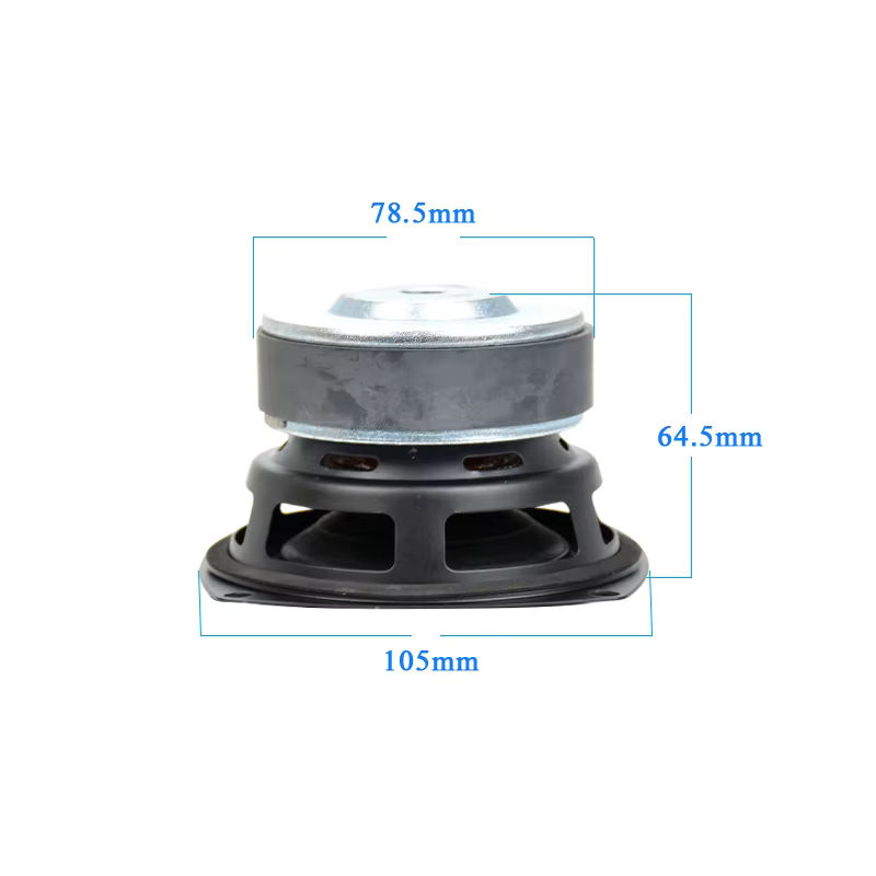 AIYIMA 4 Zoll Subwoofer Lautsprechereinheit HIFI Woofer für Heimkino, 100 Watt, 4/8 Ohm, Schwarz - Bild 5