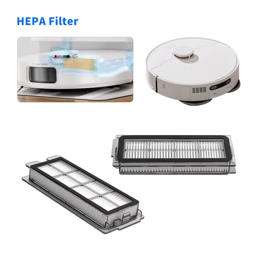 WINDNINJA Waschbare Hepa-Filter Ersatzteile für JONR P20 PRO und JONR T5 Pro Roboter Staubsauger in Weiß - Bild 2