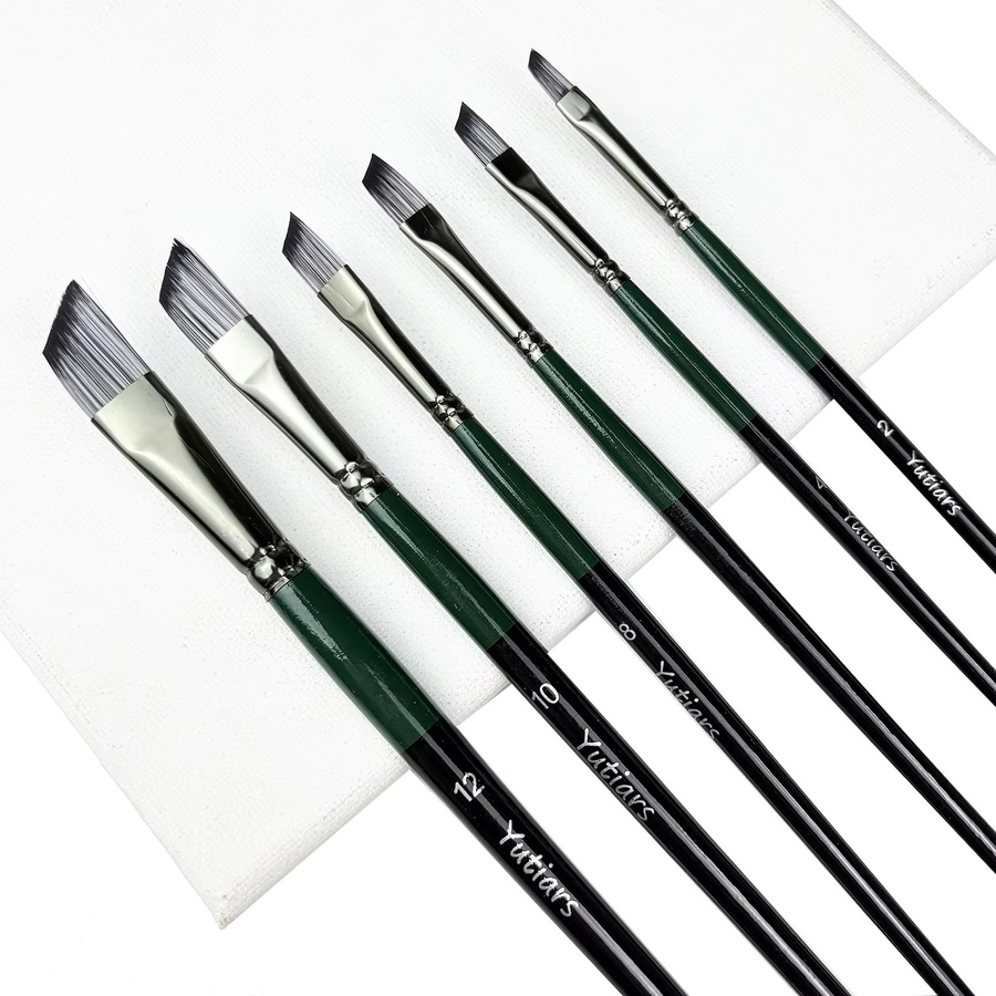 Yutiars Künstler Pinsel Set für Acryl, Öl, Aquarell und Körpermalerei in 6 oder 24 Stück - Bild 4