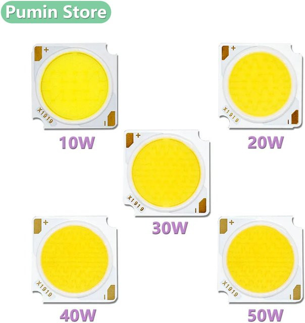 Bridgelux LED Track Spot Lichtquelle mit CRI90 und verschiedenen Leistungsstufen von 10W bis 50W in warm and happy - Bild 1