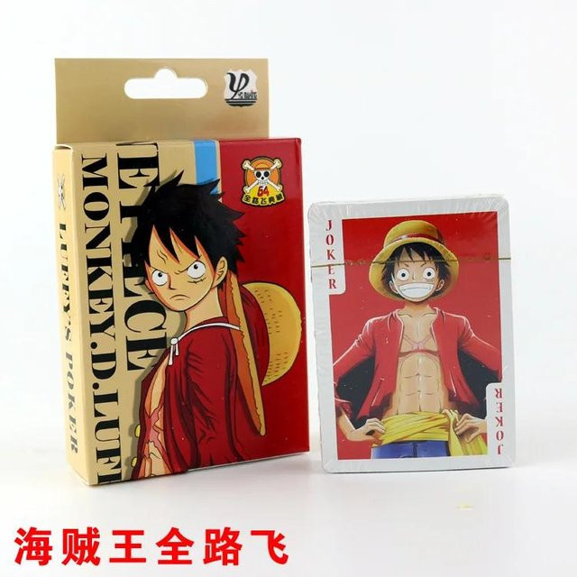 Yiran toy 1 One Piece Monkey D. Luffy Pokerkarte und Roronoa Zoro Spielkarten, 54-teiliges Set, ab 14 Jahren - Bild 1