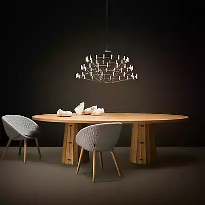 Moooi Coppélia LED-Pendelleuchte in Chrom und Weiß - Bild 2