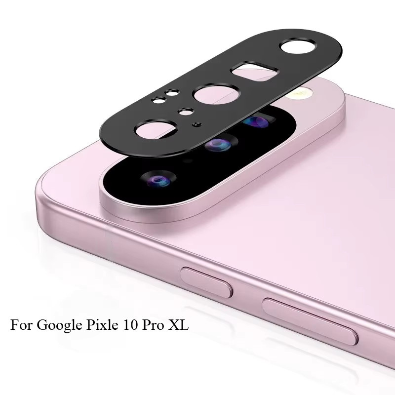 Kameraobjektiv-Schutzabdeckung aus Metall und Aluminium für Google Pixel 10 Pro Fold, 9 Pro XL in Schwarz - Bild 5