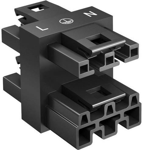 OBO Bettermann Verteilerblock 6108972 in Schwarz - Bild 1