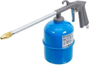 BGS Druckluft-Sprühpistole für Lack in Blau mit 1000 cm³ Volumen - Bild 1
