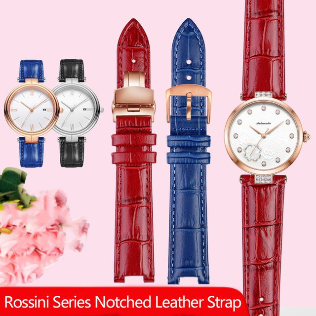 Uhrenarmband Rindsleder, Rot, Unisex - Bild 1