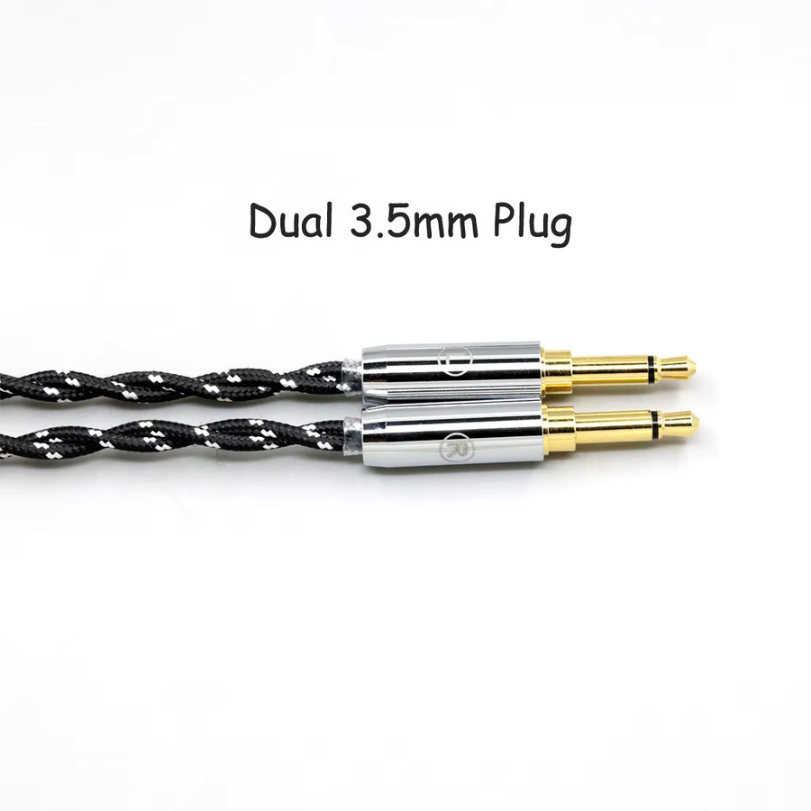 EachDIY OCC Mixed OFC Twisting Nylon-Kopfhörerkabel in Schwarz für Hifiman Sundara Ananda V3 HE1000se HE1000v2 HE6se HE400se Arya He-35x XS - Bild 2