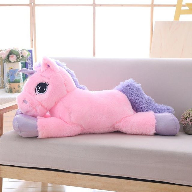 BC Pet Supplies Plüsch-Einhorn, Stofftier, 80cm, ab 14 Jahren - Bild 1