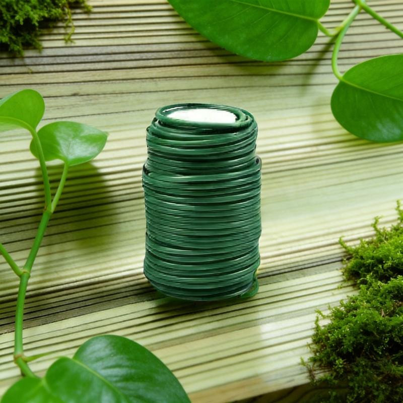 Flexibler Gartendrahtbinder in Weiß zur Unterstützung von Gartenpflanzen und Blumen - Bild 2