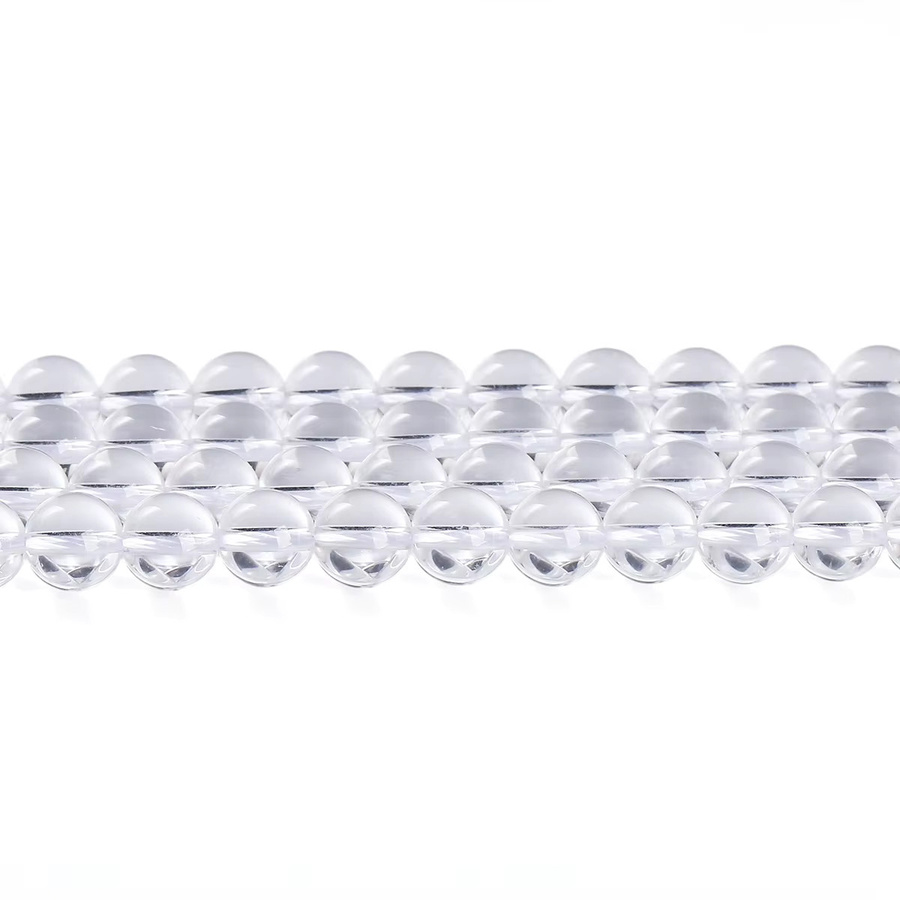 Buy Bao Ji Perle Bergquarz, rund, weiß, Spacer - Bild 6