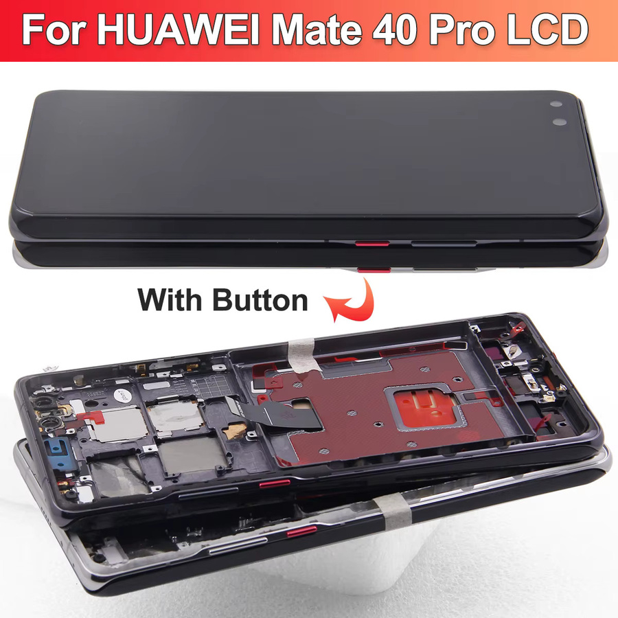 Huawei Mate 40 Pro NOH-NX9 LCD Display Touchscreen Digitizer Ersatz Montage in Schwarz - Bild 3
