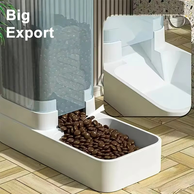 Automatischer Futterspender und Wasserspender von pawstrip in Weiß für Hunde und Katzen - Bild 4