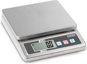 Kern Küchenwaage FOB 5K-3NS aus Edelstahl in Silber, Wägebereich 5000 g, Ablesbarkeit 1 g, B/T/H: 17 x 15 x 4 cm - Bild 1