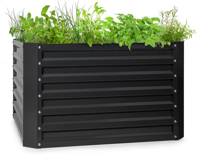 Blumfeldt High Grow Straight Hochbeet aus Stahl in Anthrazit, B/T/H: 100 x 60 x 100 cm - Bild 1