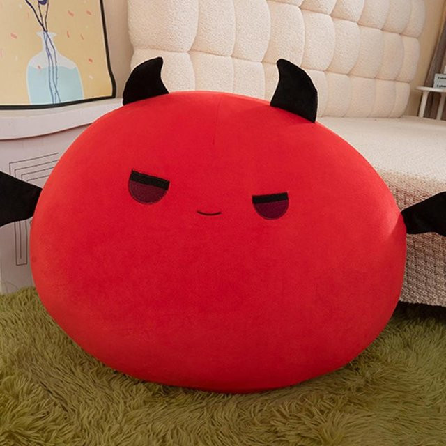 Yiran toy Squishy Böser Ball Plüschtier, Rot Lila Rosa Blau, Fantasy - Bild 1
