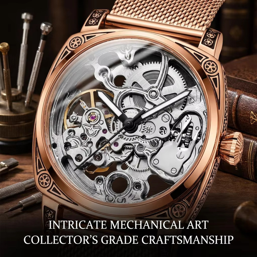 CAROTIF Armbanduhr, Automatik, Edelstahl, Silber, Herren - Bild 1