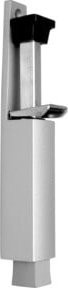DENI Türfeststeller 3837 0060 22 aus Zinkdruckguss in Silber mit 60 mm Hubhöhe für die Türmontage - Bild 1