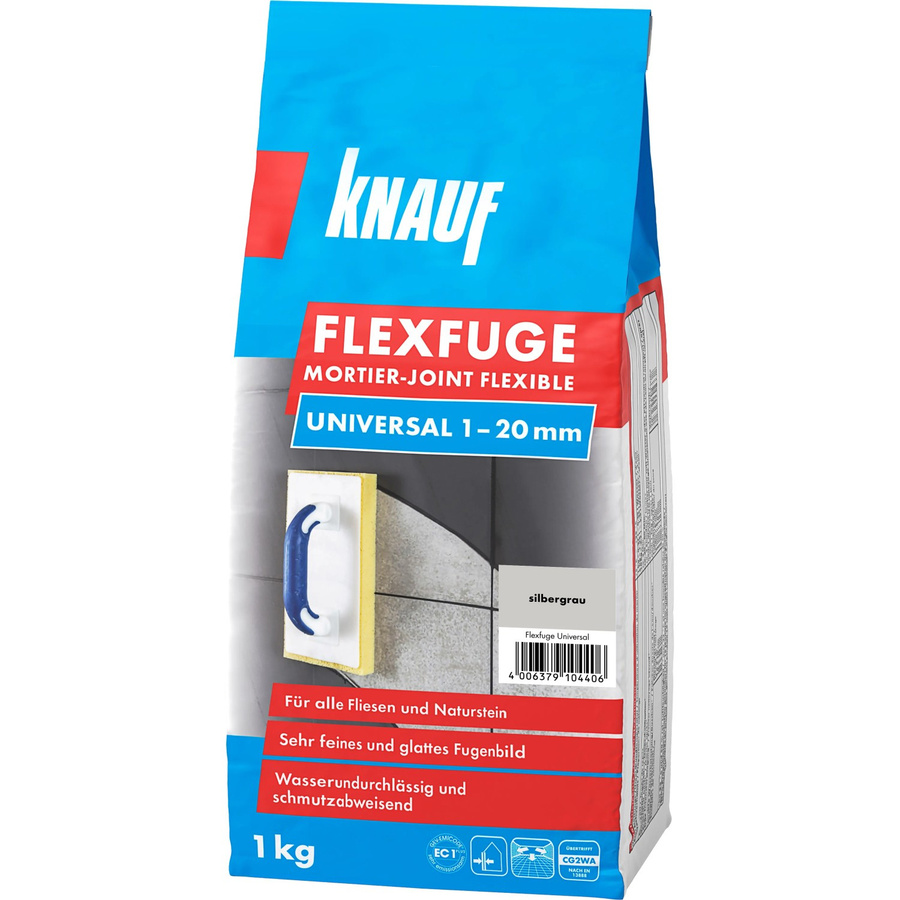 Knauf Flexfuge Universal Silbergrau 1 kg - Bild 2