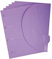 TARIFOLD Smartfolder Dokumentenmappe im Format A4 für bis zu 80 Blatt, violett, 6 Stück - Bild 1