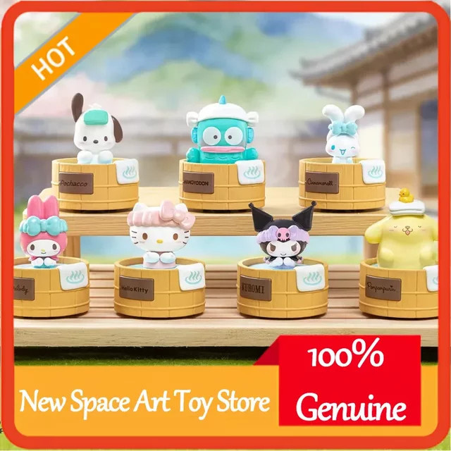 Sanrio Rotierende Hot Spring Mystery Blind Box, Hello Kitty, Kuromi, Figur - Bild 1