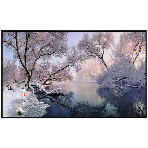 papermoon Infrarotheizung EcoHeat Fluss in Winterlandschaft mit Matt-Effekt in Bunt, App-Steuerung und Überhitzungsschutz - Bild 2