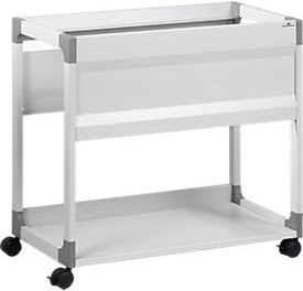 DURABLE Hängemappenwagen System File Trolley 90 für A4, grau - Bild 1